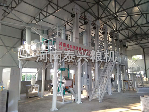 哈爾濱30噸級小米加工設(shè)備安裝案例